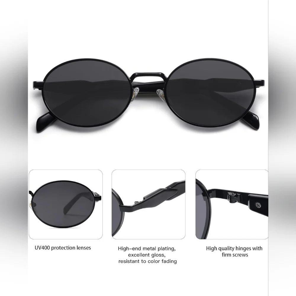 Retro Oval Sunglasses for Women & Men